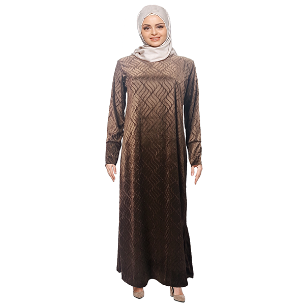 Velvet Abaya (Brown)