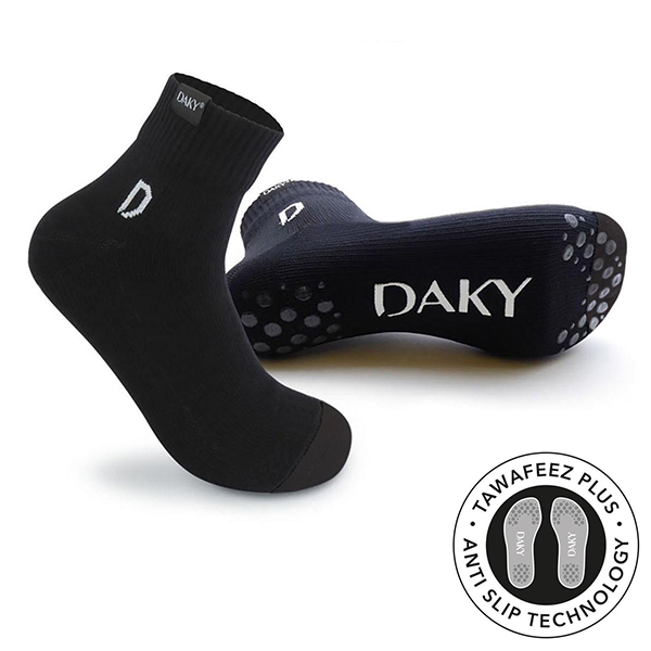 DAKY (Tawafeez PLUS) - Bamboo Socks with Grip Sole