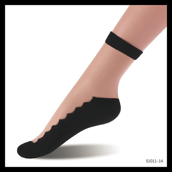 Women Crystal Lace Socks (S1011-14)