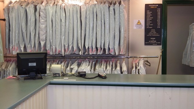 Rack of Clothes - Dry Cleaners