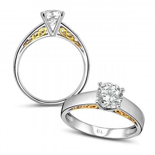 Olia 18ct Delicate Engagement Ring