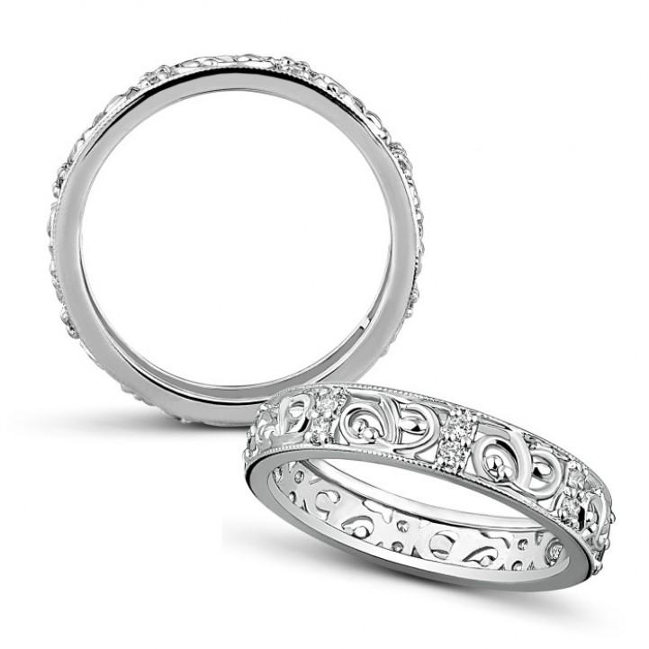 Contessa 18ct Open Scroll Wedding Ring