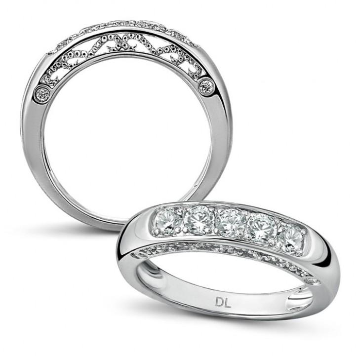 Zaria 18ct Lace Eternity Ring