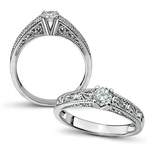 Enchanted 18ct Lacy Engagement Ring