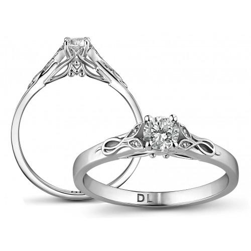 Meria Platinum Diamond Solitaire Engagement Ring