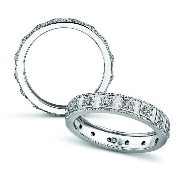Adria Platinum Diamond Wedding Ring