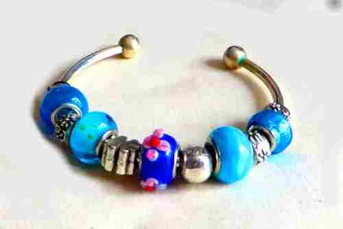 blue pandora bracelet
