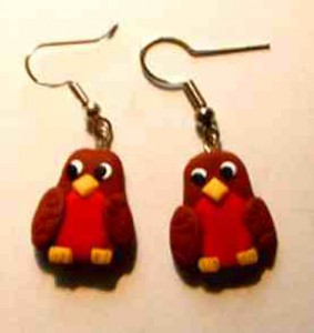 robin earrings