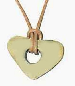 bone heart pendant, natural boho heart pendant