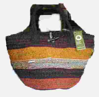fair trade natural sisal bag