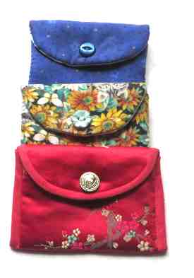 handmade cotton purse
