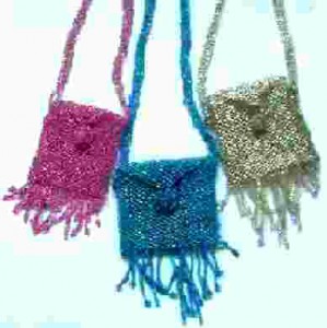amulet bags, beaded purses