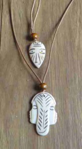 tribal pendants, ethnic boho pendants, bone face pendants, natural bone pendants