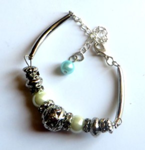 Silver And Pearl Bracelet                                                                                                                                                                                                                                      