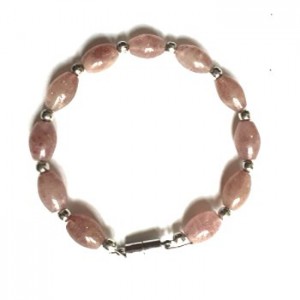 sunstone bead bracelet