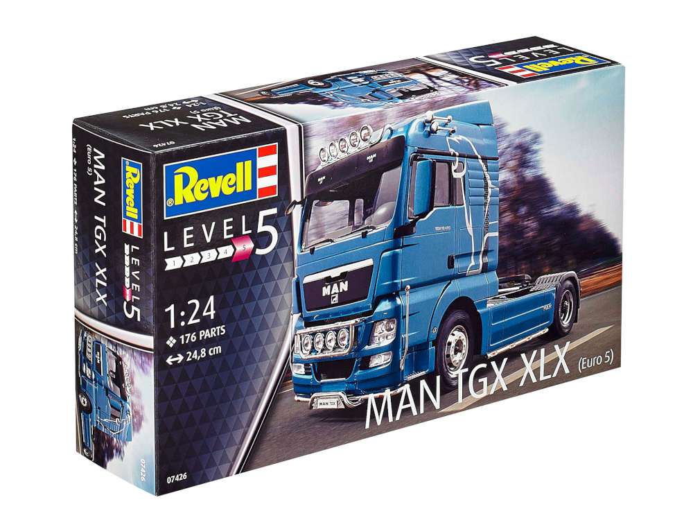 Revell 07426 - Man Tgx Xlx - 1/24 | Tanks, Trains, Trucks & Cars 
