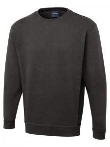 UC217 Uneek Two Tone Sweatshirt - Charcoal/Black